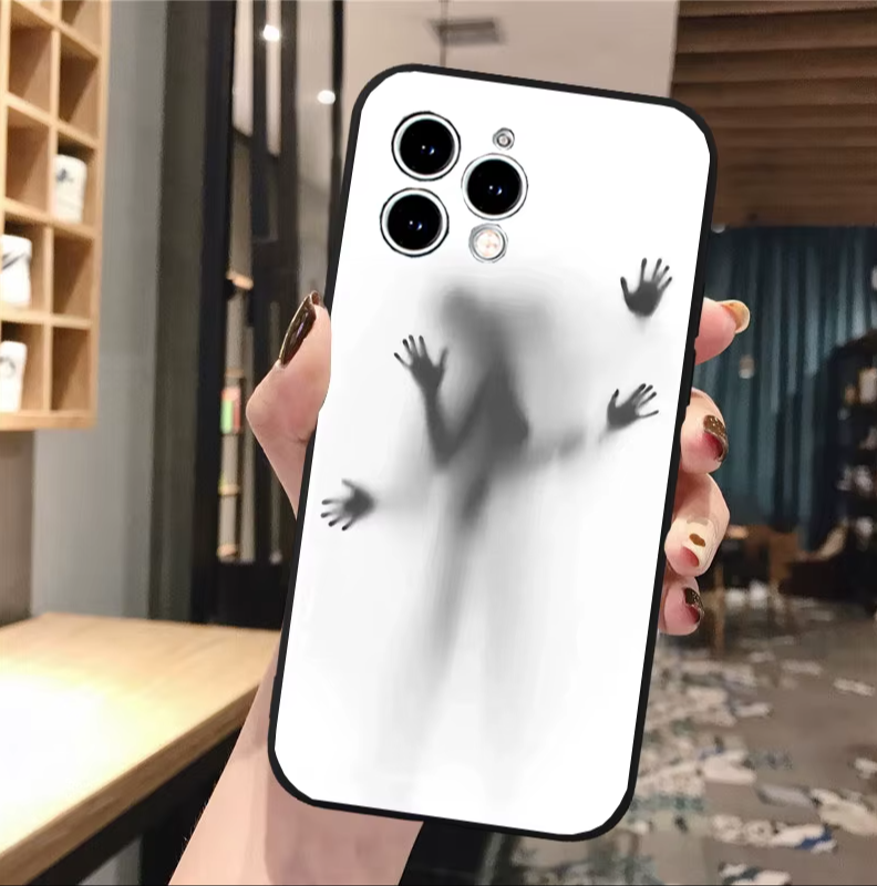 Силуэт для пары, женский и мужской чехол Funda